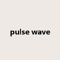 pulse wave是什么意思