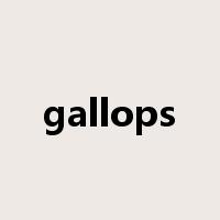 gallops是什么意思