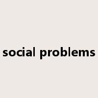 social problems是什么意思