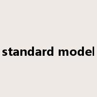 standard model是什么意思