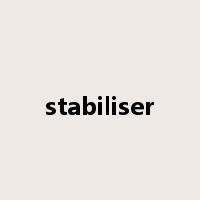 stabiliser是什么意思