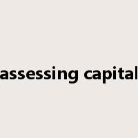assessing capital是什么意思