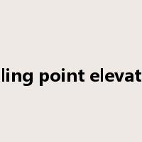 boiling point elevation是什么意思