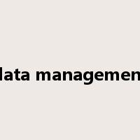 data management是什么意思