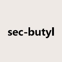 sec-butyl是什么意思