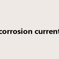 corrosion current是什么意思