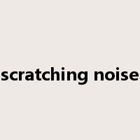 scratching noise是什么意思