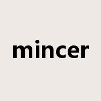 mincer是什么意思