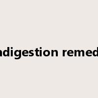 indigestion remedy是什么意思