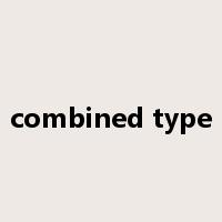 combined type是什么意思