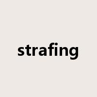 strafing是什么意思