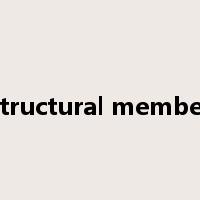 structural member是什么意思