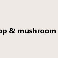 scallop & mushroom soup是什么意思