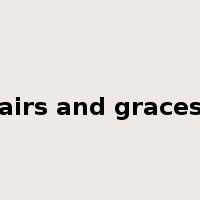 airs and graces是什么意思