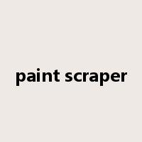 paint scraper是什么意思