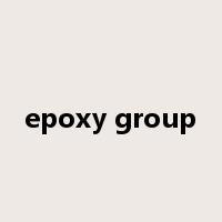 epoxy group是什么意思