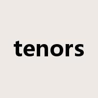 tenors是什么意思
