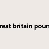 great britain pound是什么意思