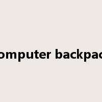 computer backpack是什么意思