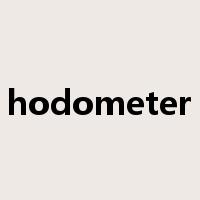 hodometer是什么意思
