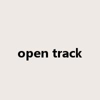 open track是什么意思