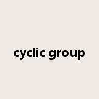 cyclic group是什么意思