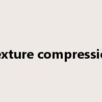 Texture compression是什么意思