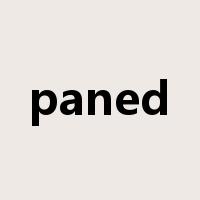 paned是什么意思