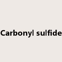 Carbonyl sulfide是什么意思