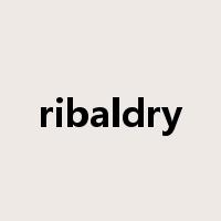 ribaldry是什么意思