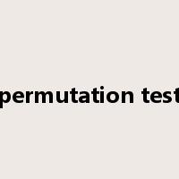 permutation test是什么意思