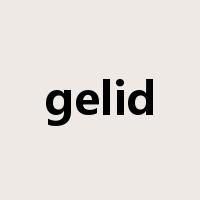 gelid是什么意思