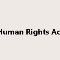 Human Rights Act是什么意思