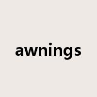 awnings是什么意思