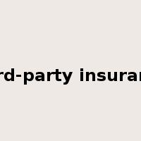 third-party insurance是什么意思