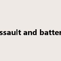 assault and battery是什么意思
