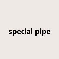 special pipe是什么意思