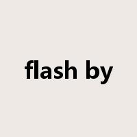 flash by是什么意思
