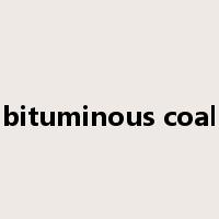 bituminous coal是什么意思