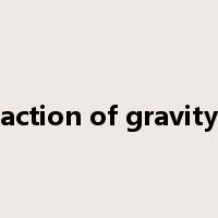 action of gravity是什么意思