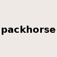 packhorse是什么意思