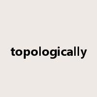 topologically是什么意思