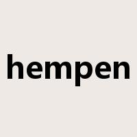 hempen是什么意思