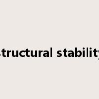 structural stability是什么意思