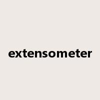 extensometer是什么意思