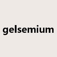 gelsemium是什么意思
