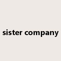 sister company是什么意思