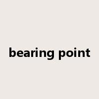 bearing point是什么意思