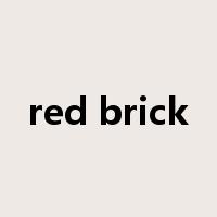red brick是什么意思