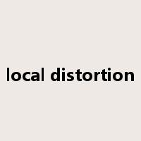 local distortion是什么意思